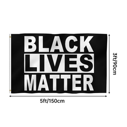 Black Lives Matter / Anti-racism demonstration flag