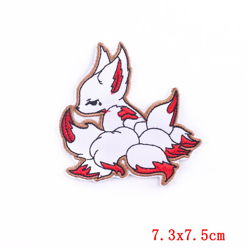 Cartoon Anime Embroidery Cloth Stickers Computer Embroidery Stickers