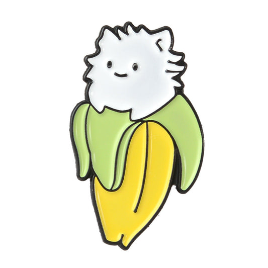 Cat Banana Alloy Pin