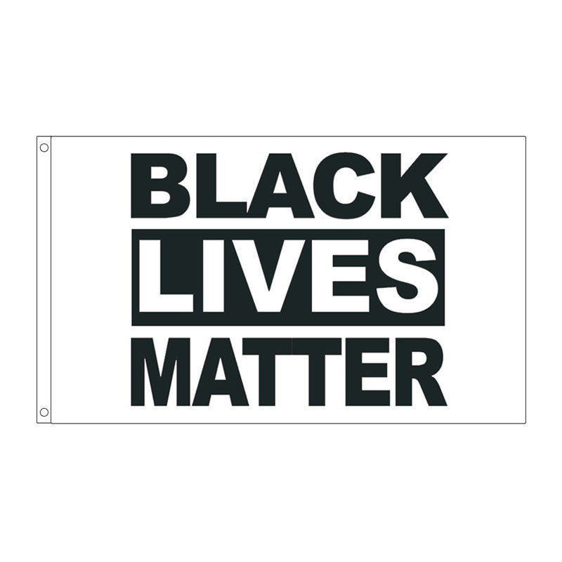 Black Lives Matter / Anti-racism demonstration flag