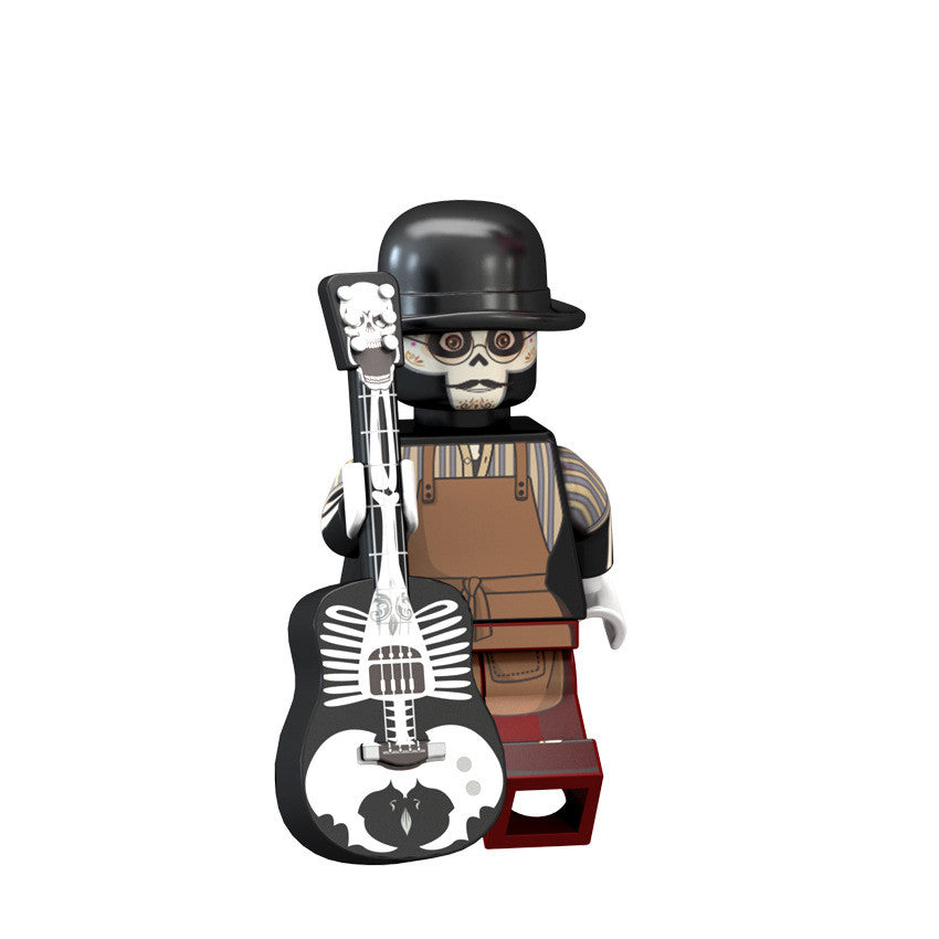 COCO Mexican Guitar Children Assembling Minifigure Toy