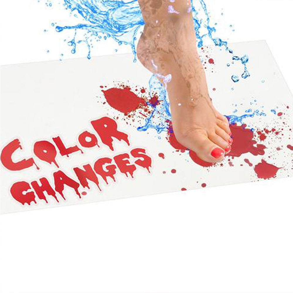 Color Changing Quality Doormat Blood Novelty Bath room Mat