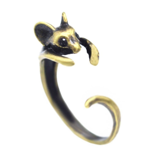 Anillo de animal de rata / ratón ajustable