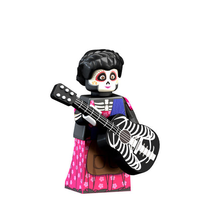 COCO Mexican Guitar Children Assembling Minifigure Toy