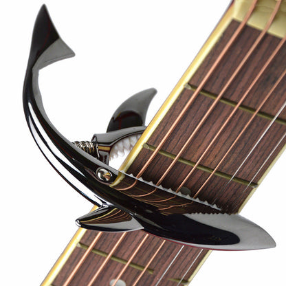 Ukulele guitar shark capo tuner