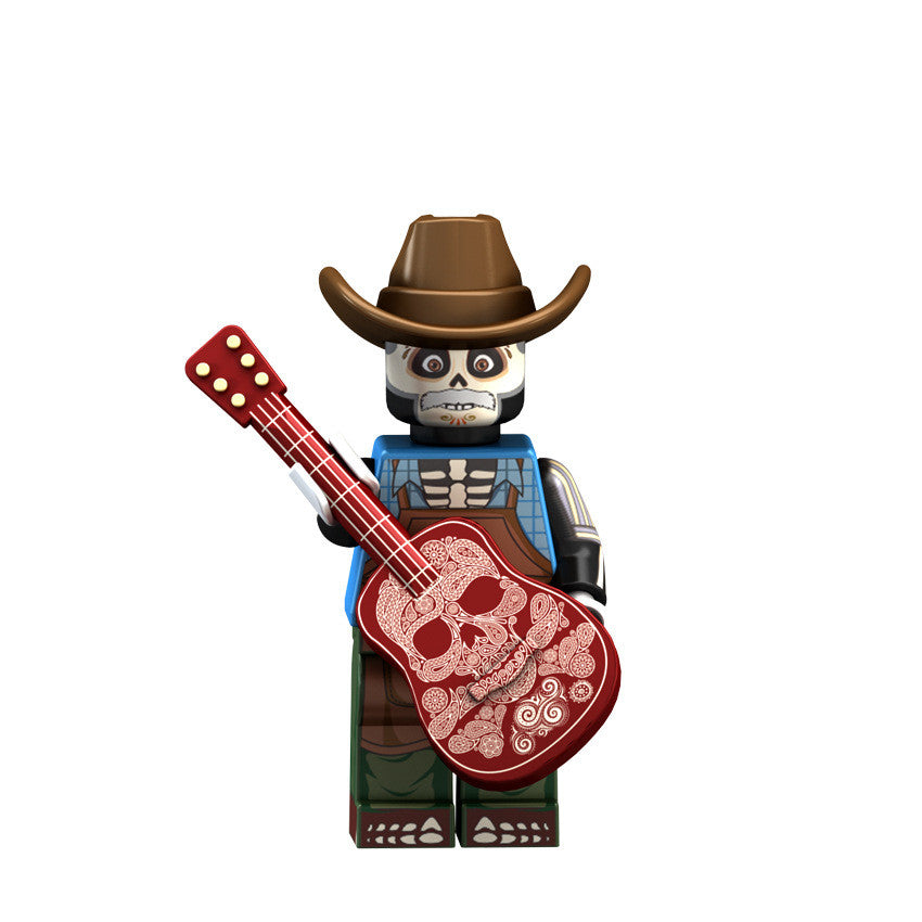 COCO Mexican Guitar Children Assembling Minifigure Toy