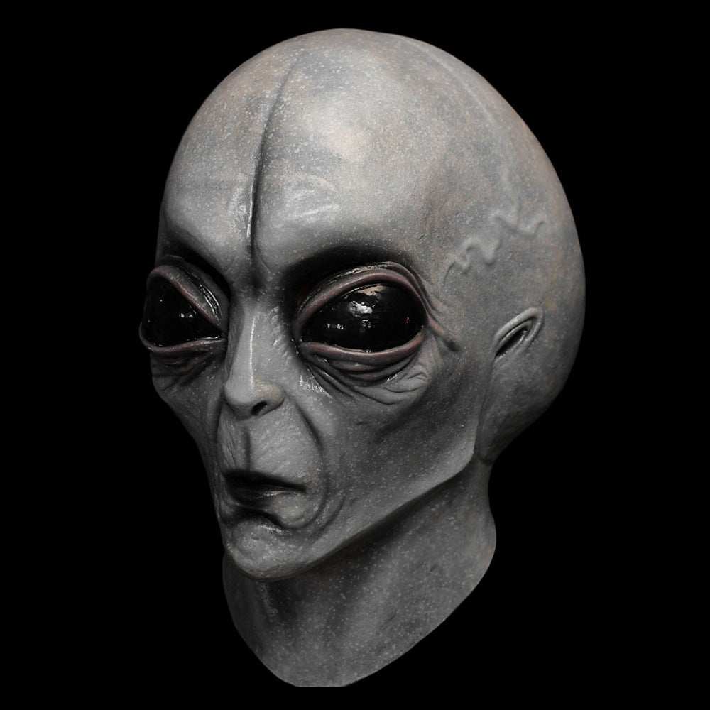 This unique Alien Mask Latex Headgear is sure to make a statement at your next Halloween celebration! Expertly crafted from silicone for maximum durability, it features intricate detailing for a realistic look and feel. Enjoy superior comfort and style, knowing you have the most eye-catching costume in the room.