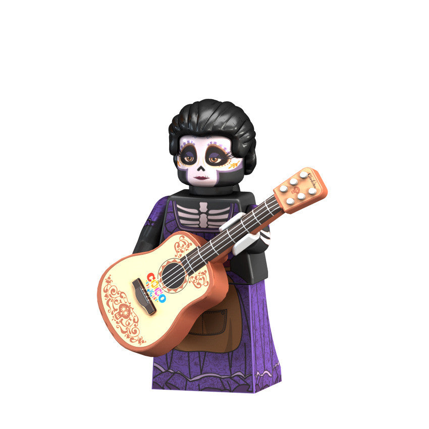 COCO Mexican Guitar Children Assembling Minifigure Toy