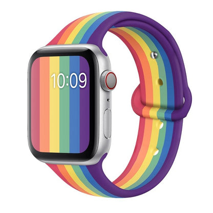 Rainbow Gay Apple Watch Silicone Strap Sports Wristband