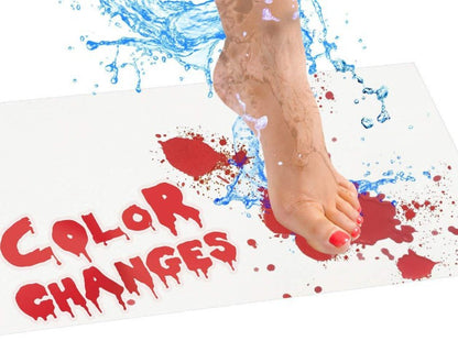 Color Changing Quality Doormat Blood Novelty Bath room Mat