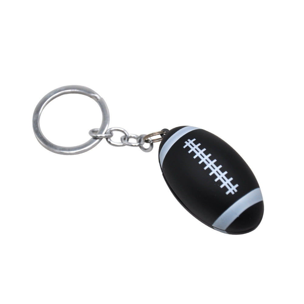 Metal Football Creative Design Smoking Pipe  Product information:  Material: metal Size: 53*15mm Windproof function: yes Additional features: keychain, decoration, U disk, collection, shaver, bottle opener Color: green, black, red, yellow   Packing list:  Comes with*1