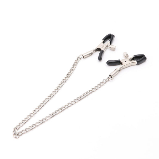 Metal Chain Double Nipple Clamp