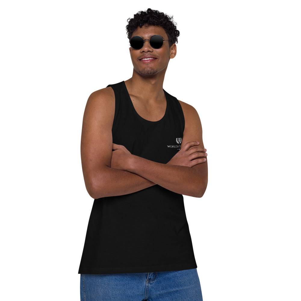 Worlds Greatest Llc Embroidered Men’s premium tank top