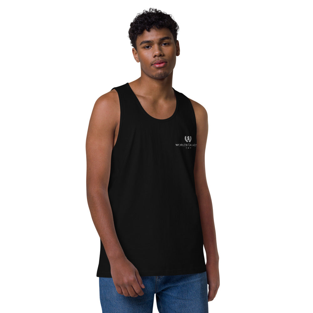 Worlds Greatest Llc Embroidered Men’s premium tank top