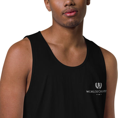 Worlds Greatest Llc Embroidered Men’s premium tank top