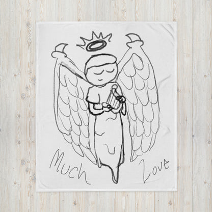 "Angelito De Sebas" "Much Love" Throw Blanket