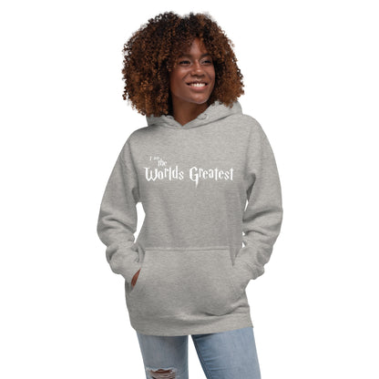 Sudadera con capucha unisex "Soy el más grande del mundo" Harry Potter Parody